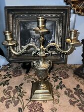 Victorian Paris Vintage Ornate Case Candelabra Candle Stick Holder picture