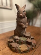 TIM WOLFE Sculpture FIGURINE #9126 HARVEY ( RABBIT) Rare HTF 13in tall and 6lbs picture