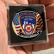 America's Heroes 9/11 Challenge Coin NYFD 