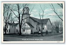 Holgate Ohio Postcard Holgate M E Church Exterior Building c1940 Vintage Antique picture