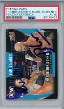 The Butcher & The Blade Signed Auto Slabbed 2021 AEW Upper Deck Card PSA DNA picture