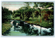 1908 Neponset River, From Paul's Bridge Readville Massachusetts MA Postcard picture
