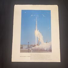 Vintage NASA Lockheed Martin Delta Three Stage Rocket Skylab Photo Poster 16x20 picture