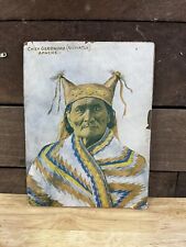 Vintage Print Of Chief Geronimo (Guyiatle) Apache Native American Indian￼ picture