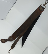 Rare Leather Hanging Strop and finish strap British Cavalary Genuine Horse Shell picture
