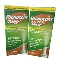 2 RHINOCORT Allergy spray 60 Sprays Each **READ**  COLLECTIBLE picture