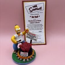 The Simpsons, Misadventures of Homer: “Hot Stuff” Hamilton Collection COA picture