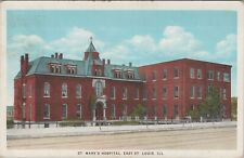 c1910s St Mary's Hospital East St Louis Illinois exterior postcard D454 picture