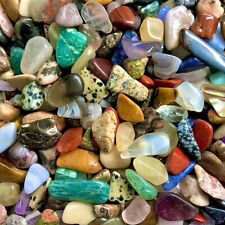 3lb TINY Mixed Tumbled Stone Chips - Polished Rocks - Art & Craft Supplies picture