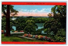 1950 Glimpse of Countryside Rock River Beloit Wisconsin WI Vintage Postcard picture