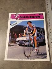 Vintage sports cards - photo card - cycling bike - GILLES DELION picture