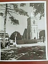 VINTAGE Photograph Lower Beeding West Sussex Holy Trinity Church 1960s Photo picture