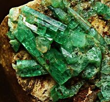325 Gram Top Quality Green Emerald Crystals Specimen From Panjsher Afghanistan  picture