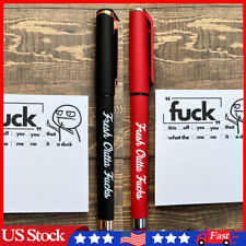 Fresh Outta F**ks Pad and Pen,Snarky Novelty Fresh Outta F**ks Pen Funny Gifts picture