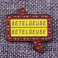 Betelgeuse Beetlegeuse Marqee Sign Enamel Pin FREE USA SHIPPING SHIPS FROM USA P picture