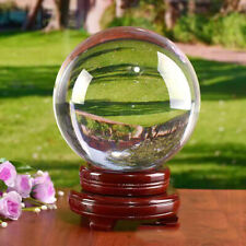 K9 Quartz White Crystal Ball Clear Sphere Magic Lense Meditation Healing Reiki picture