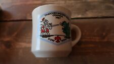 Vintage 1987 Thatcher Woods Area Council Pow Wow Coffee Mug picture