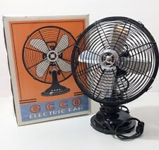 Ecco Electric Fan Black Metal Fuoriserie Brooklyn NY 200MM Table 200T with Box picture