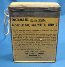 G.I. DESALTER  KIT  SEA  WATER  MARK 2  1955  FREE  SHIPPING picture