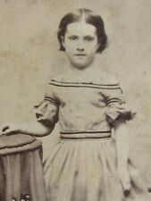 1866 CDV PHOTO CARD WITH STAMP NELLIE JACKSON TOWN MANCHESTER NEW YORK picture