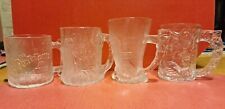 Vintage**McDonald 1995 Batman Forever**  4 Glass Mugs Cups picture