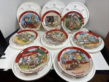 Campbell's Soup Kids Numbered Collector Plates 1993 Danbury Mint Set of 8 VTG picture