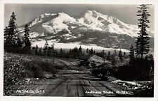 A View of Mount Shasta, California, Early Real Photo Postcard, Unused picture