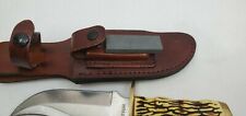 Uncle Henry Schrade 171UH hunting knife w/sheath and stone   picture