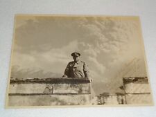 James Kincaid SIGNED 1944 Photo Vesuvius Operation Volcano Eruption Italy Rare picture