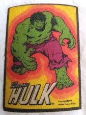 Vintage 1979 The Incredible Hulk Iron-On Patch Marvel Comics Group Rare picture