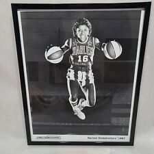 1987 Press Photo Harlem Globetrotters Lynette Woodard Basketball 8