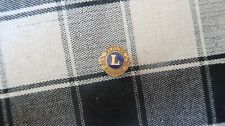 Vintage 10k Lions International LGB Lapel Pin 1.3cm picture