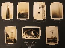 VINTAGE NEW YORK NYC 1939 WORLDS FAIR SMALL SNAPSHOT PHOTOGRAPHS  picture