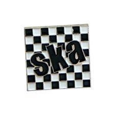 Ska Enamel Lapel Pin Badge/Brooch Two Tone Rude Boy Rock Steady Mod BNWT/NEW picture