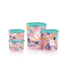 Tupperware - Blushing Meadow One Touch® Canister Set. picture