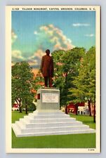 Columbia SC-South Carolina, Tillman Monument, Capitol Grounds, Vintage Postcard picture