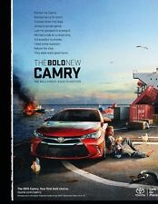 2015 Toyota Bold Camry Original Advertisement Print Art Car Ad J548 picture