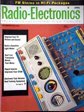 BUILD A SENSITIVE LIGHT METER,  RADIO - ELECTRONICS  MAGAZINE, APRIL 1963 HUGO picture