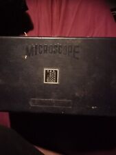 VINTAGE Y.K.S MICROSCOPE with CASE   Magnification 40X  100X  200X   500x  picture