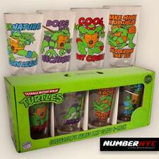 Official TMNT Teenage Mutant Ninja Turtles Collector's Series Pint Glass 4 Pack picture