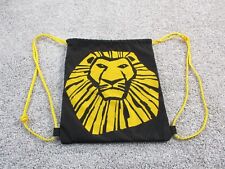 The Lion King Broadway Musical Disney VIP Drawstring Cinch Bag Tote Backpack picture