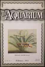 1951 Aquarium Magazine February Epiplatys Chaperi Sauvage Hobbyist Fishkeeping picture