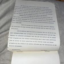 1901 Republican Comm Cass County IL President McKinley Assassination Resolution picture
