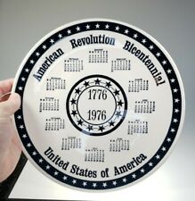 Vintage 1776/1976 American Revolution Bicentennial Plate USA Calendar Plate picture