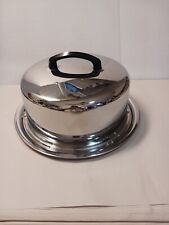 13'' Eveready Cake Carrier Vintage 1960s Locking Mechanism Will Lock/Swival  picture