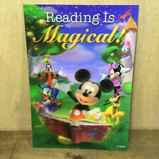Disney Movie Club Mickey Mouse Lenticular 3D Postcard Reading Is Magical 2011 picture