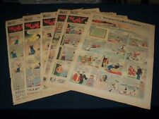 1928-1935 LOS ANGELES TIMES COLOR COMIC FRONT PAGES LOT OF 7 - NTL 82H picture