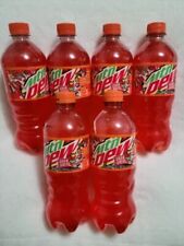🥭OVERDRIVE MTN DEW BRAND NEW LIMITED 20OZ BOTTLES (6 COUNT-)🥭RARE EXCLISIVE picture