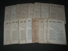 1878-1882 THE KNOX STUDENT NEWSPAPER LOT OF 31 - VOLUME #1 TO # 4 ISSUES - WR 7 picture