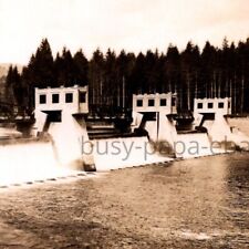 Vintage 1930s RPPC Eugene Hydro-Electric Dam McKenzie River Oregon Postcard picture